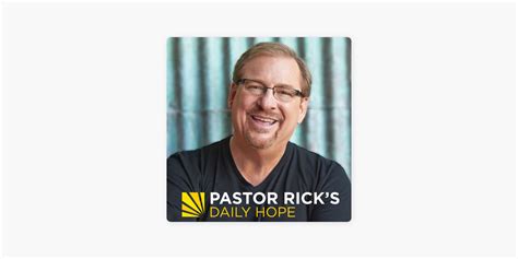rick osteen|‎Pastor Rick's Daily Hope on Oneplace.com on Apple Podcasts.
